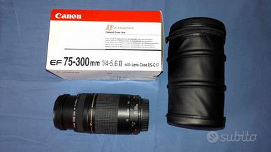 Tele obiettivo Canon EF 75-300mm f/4-5.6 II
