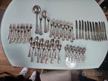 Servizio completo placcato argento