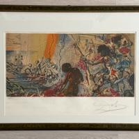 Salvador dali - litografia