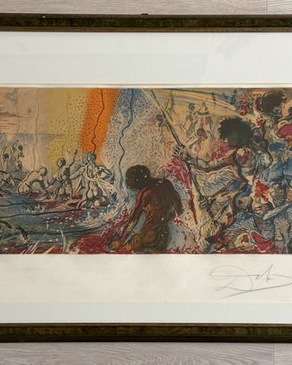 Salvador dali - litografia