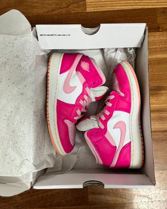 Jordan 1 Mid Fierce Pink (GS)
