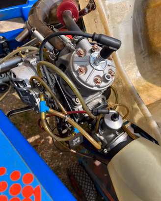 Kart KZ Gold motore Vortex e carrello appendice
