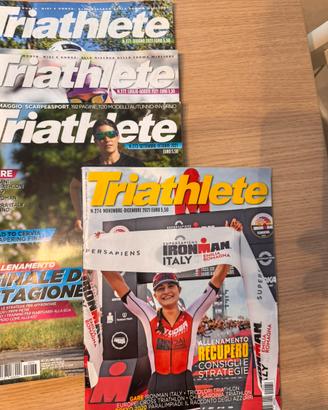 Giornali nuoto, bici, corsa, triathlon