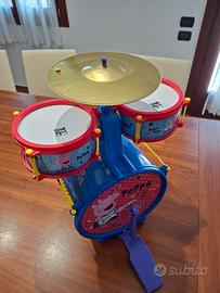 batteria per bambini peppa pig