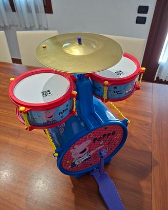 batteria per bambini peppa pig