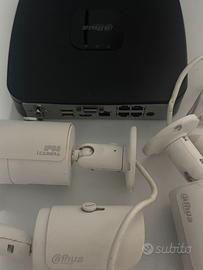 Kit videosorveglianza dahua 4 telecamere poe + nvr
