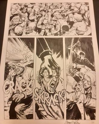 SALDI - DylanDog n.373 -tavola originale D.Caluri