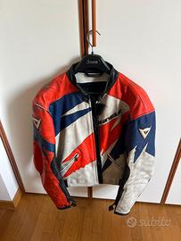 Giacca moto Dainese uomo in pelle vintage