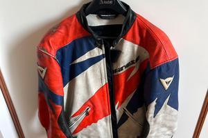 Giacca moto Dainese uomo in pelle vintage