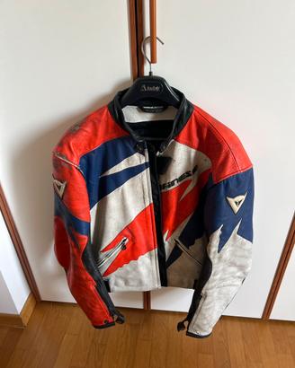 Giacca moto Dainese uomo in pelle vintage