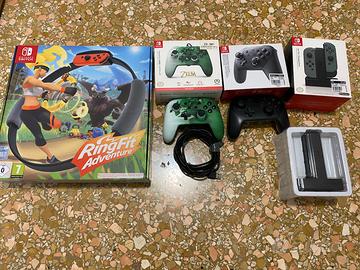 Ring Fit Adventure+ due controller e accessori
