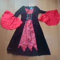 Carnevale bambina vestito piratessa 116 cm