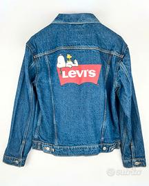 Giacca Jeans in Denim Snoopy Levi’s X Peanuts