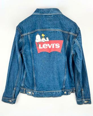 Giacca Jeans in Denim Snoopy Levi’s X Peanuts