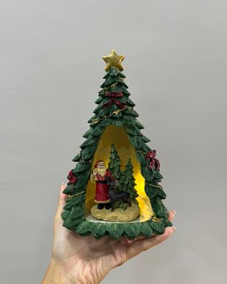 Albero di Natale con luce