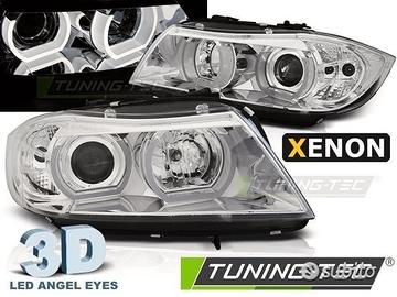 Fari Xenon 3D Angel Eyes BMW Serie 3 E90/91 05-08