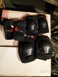 kit protezione roller, tavola, bici bimba