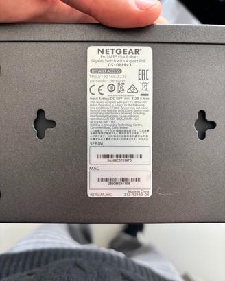 NETGEAR GS108PEv3 - Switch Gigabit Smart Managed