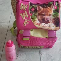 WWF Zaino Estensibile con Borraccia