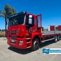 IVECO STRALIS 420 CON PIANALE NUOVO E RAMPE CAMBIO