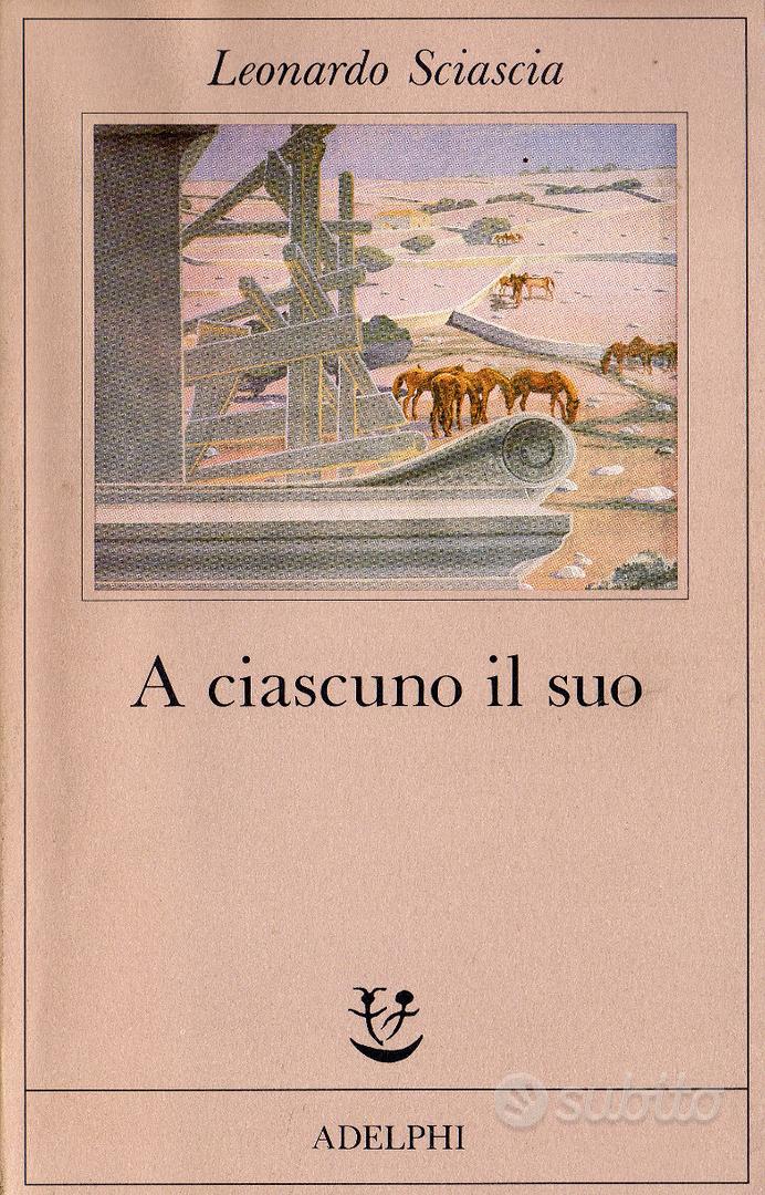 Leonardo Sciascia Una Storia Semplice Adelphi Prima Edizione