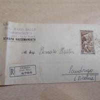 Busta 1953 "Stampa Raccomandata" Curatore Fallimen