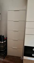 Scarpiera Slim bianca 