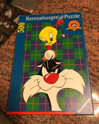 Puzzle silvestro e titty ravensburger vintage