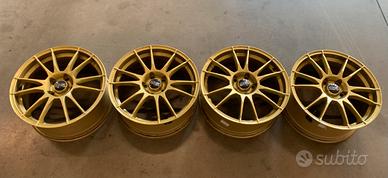 oz ultraleggera 18” race gold subaru