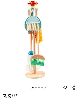 Set pulizia gioco simbolico 