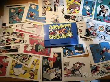 Cartoline jacovitti sport per tutti