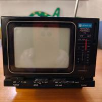 MINI TV PORTATILE ALPHA TEK VINTAGE DESIGN ‘80