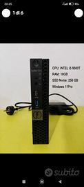 mini pc dell optiplex 7070 i5 9500T 16/256 gb