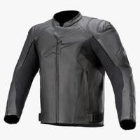 ALPINESTARS GIACCA PELLE FASTER V2 NERA TAGLIA 56