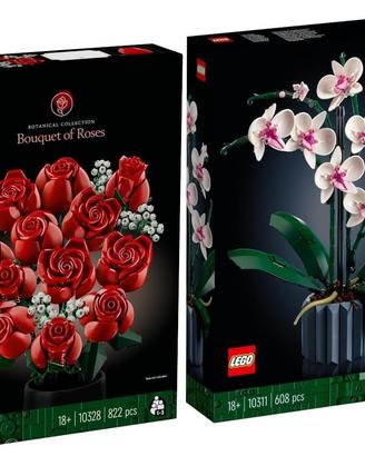LEGO 10311 Icons Orchidea 10328 Bouquet di Rose