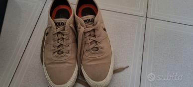 scarpe Polo Ralph Lauren Men Tyrian Sneaker khaki