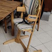 seggiolone tavolo legno