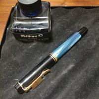 pelikan m200 blue marble vintage