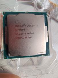 Processore Intel Core i3-9100.