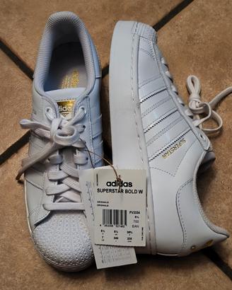 Adidas Superstar Bold W bianche tg 38 2/3