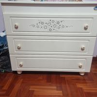 Cassettiera per cameretta 