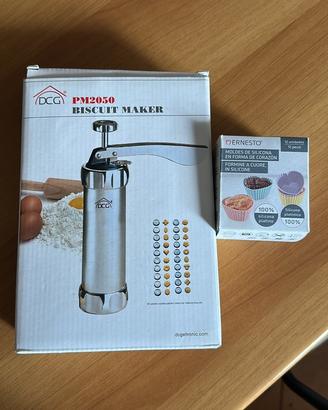 Macchina per biscotti DCG + formine in silicone