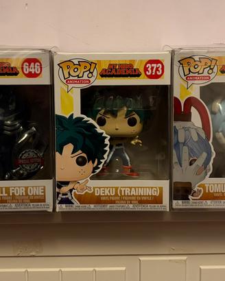 Funko Pop Deku, Shigaraki, All for one+ Protettori