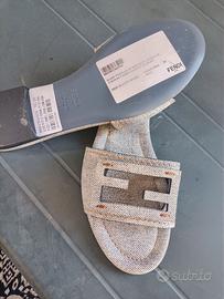 Sandali Fendi Baguette di pelle