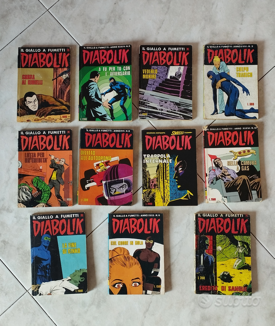 Diabolik anni 70 fumetti - Collezionismo In vendita a Pisa