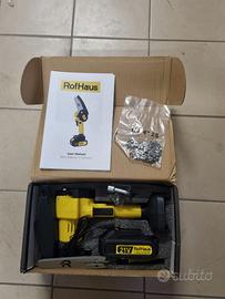 Mini Motosega a batteria 21v NUOVA 2 catene