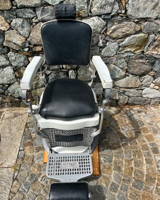 Poltrona da barbiere vintage PARAL DE GANO anni 90