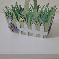 Cestino realizzato a mano 