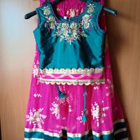 2 COMPLETINI STILE INDIANO PER BAMBINA