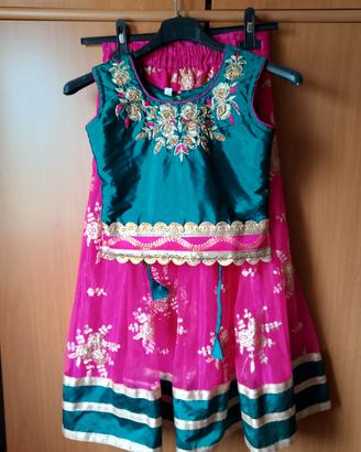 2 COMPLETINI STILE INDIANO PER BAMBINA